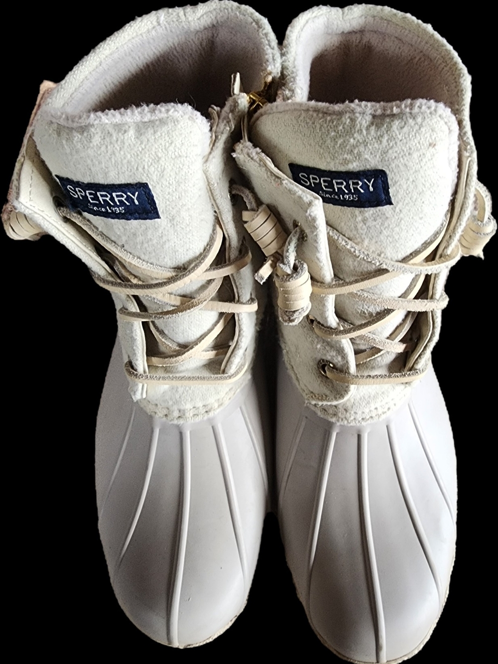 Sperry Women's White Duck Boots